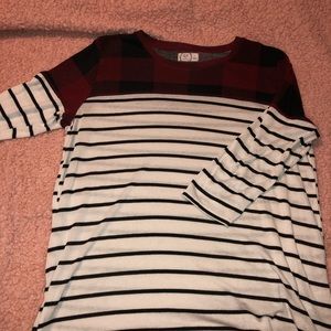 maurices 3/4 sleeve 24/7 top